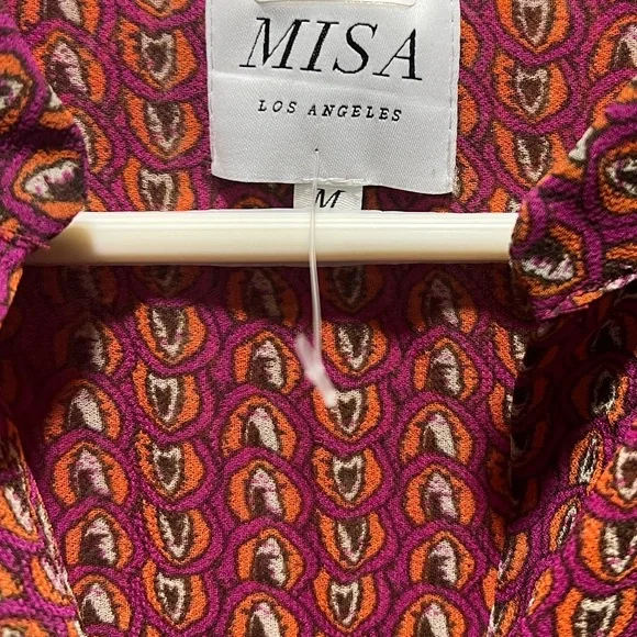 NWOT Misa Los Angeles chiffon dress - Picture 8 of 9